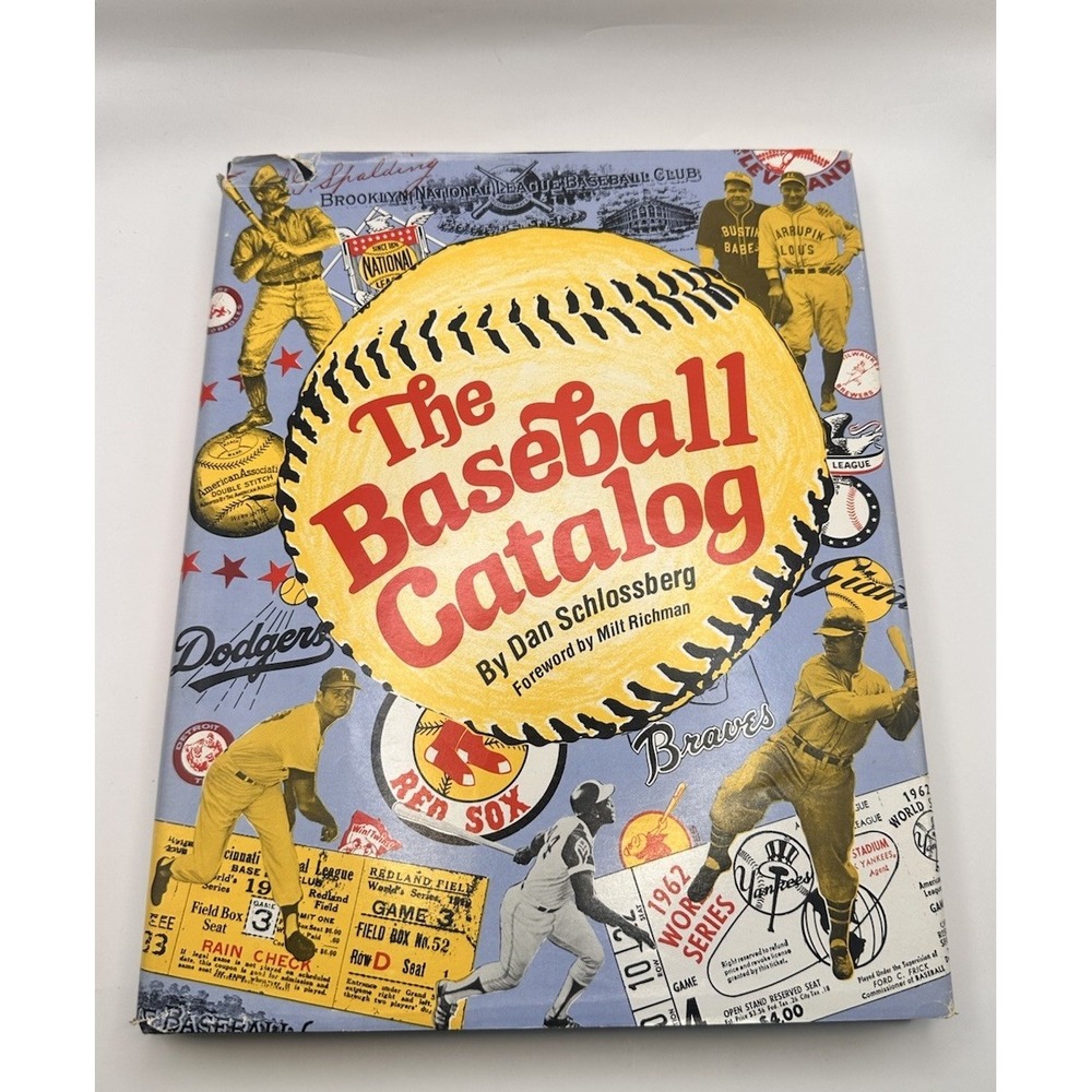 1980 The‎ Baseball Catalog Hardcover Dan Schlossberg USED